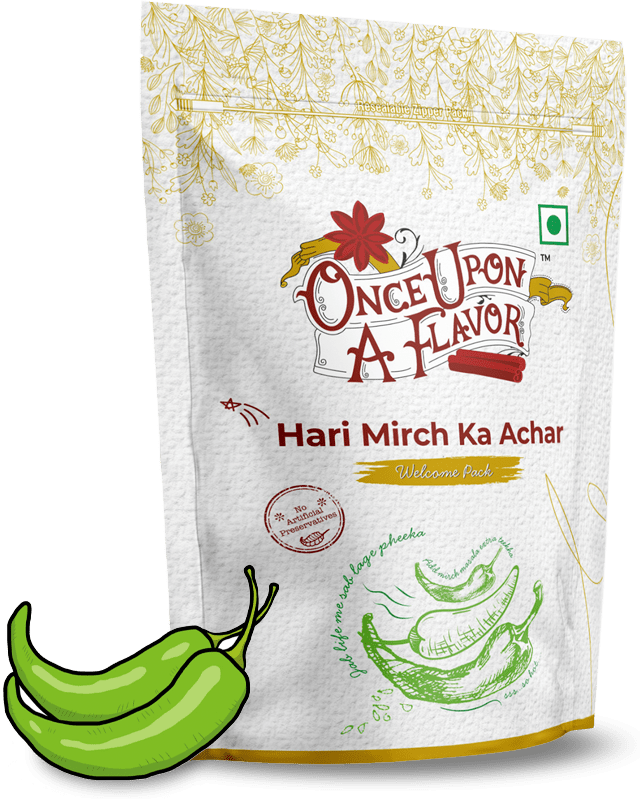 hari mirch ka achar